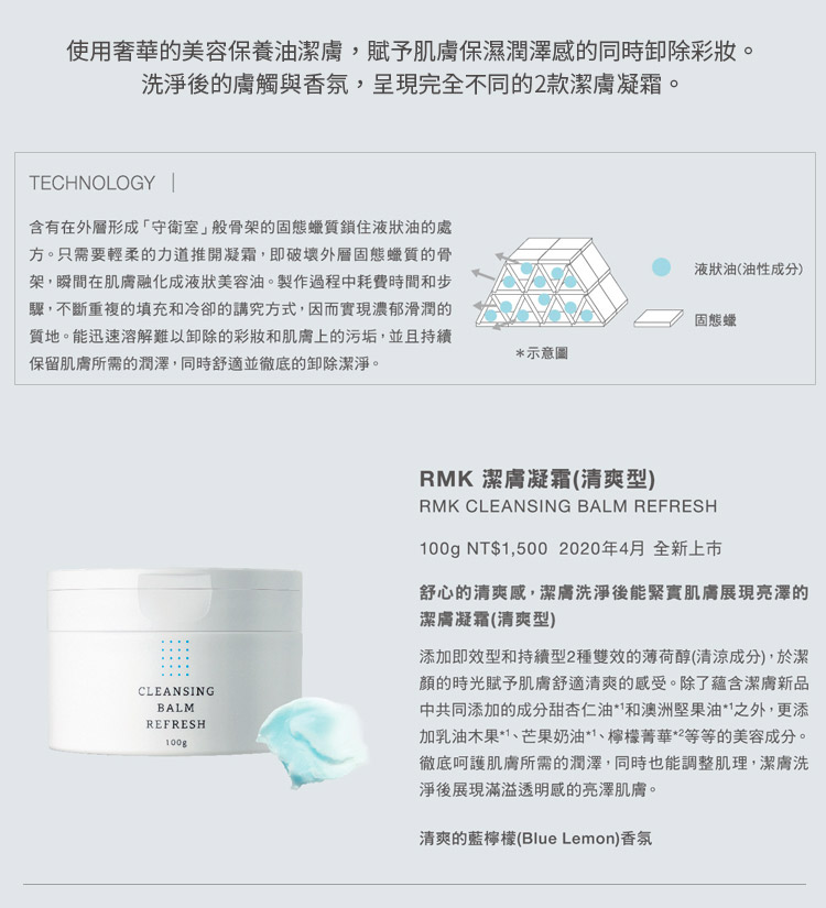 RMK Cleansing 形象圖